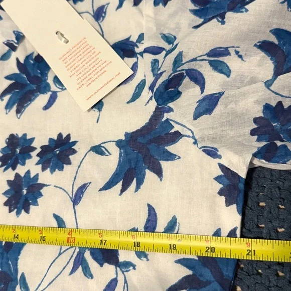 LONG SLEEVE SHIRT DRESS MINI- MARION BLUE - Picture 5 of 10